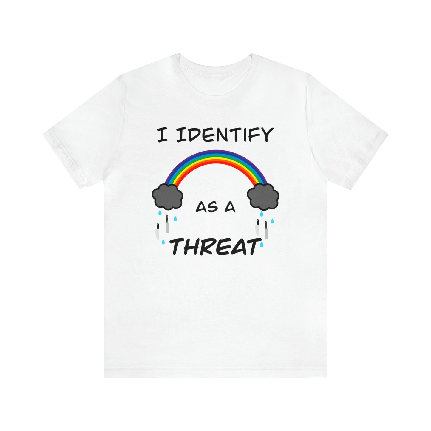 I Identify As A Threat Genderless Tee