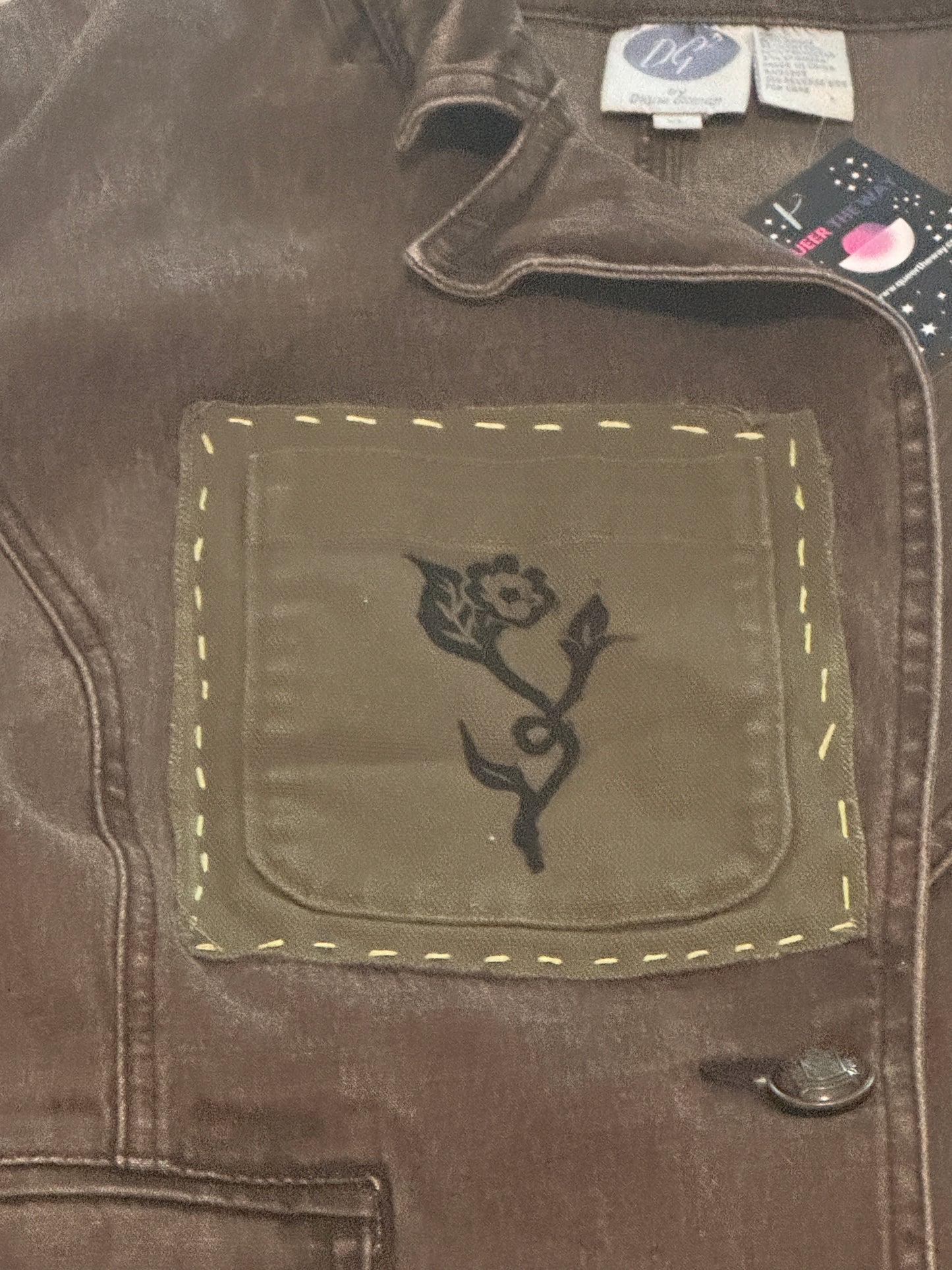 Flowers for Frankenstein Brown Coat Size XL