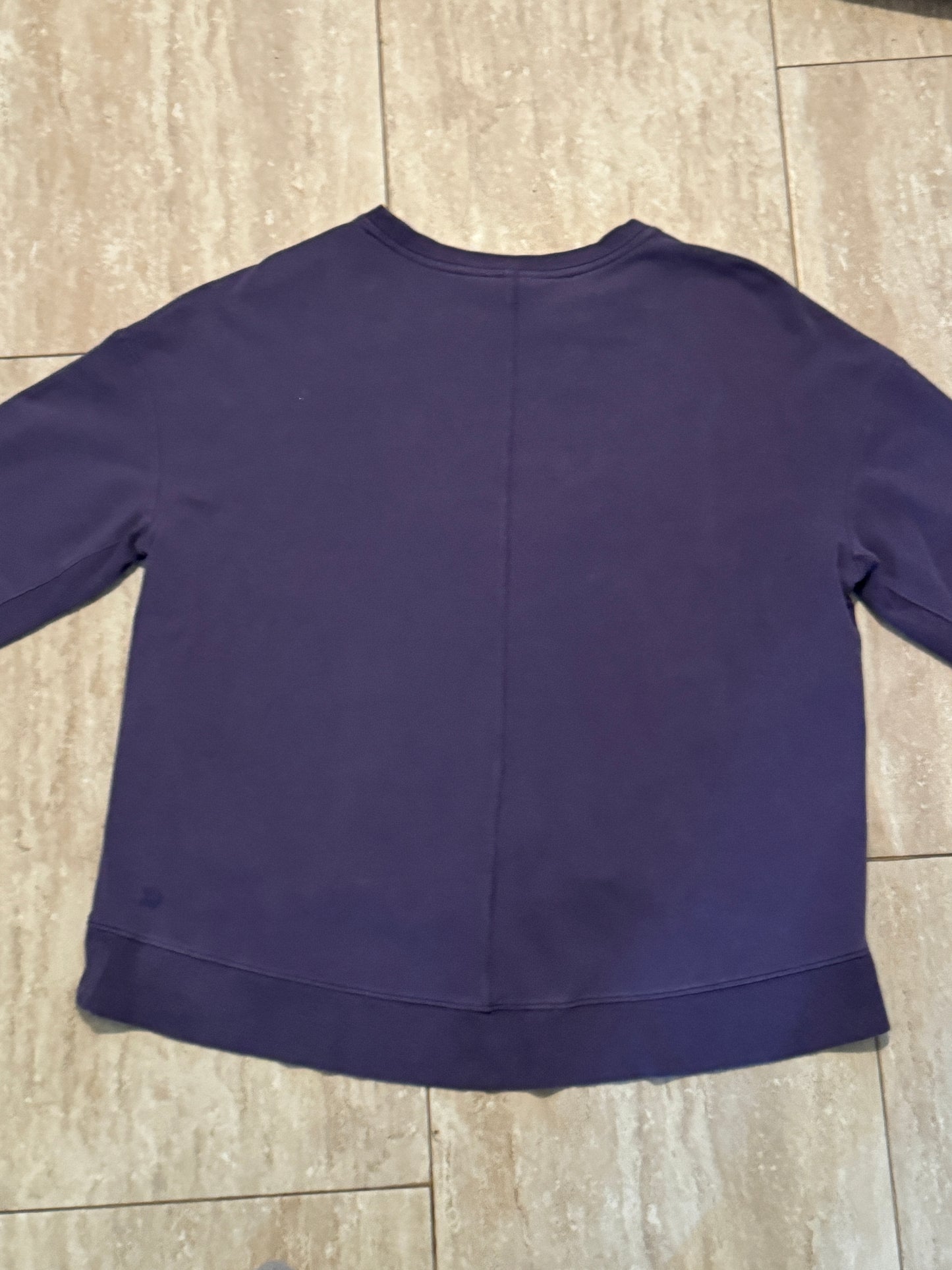 Purple Eye for a Flower Pullover