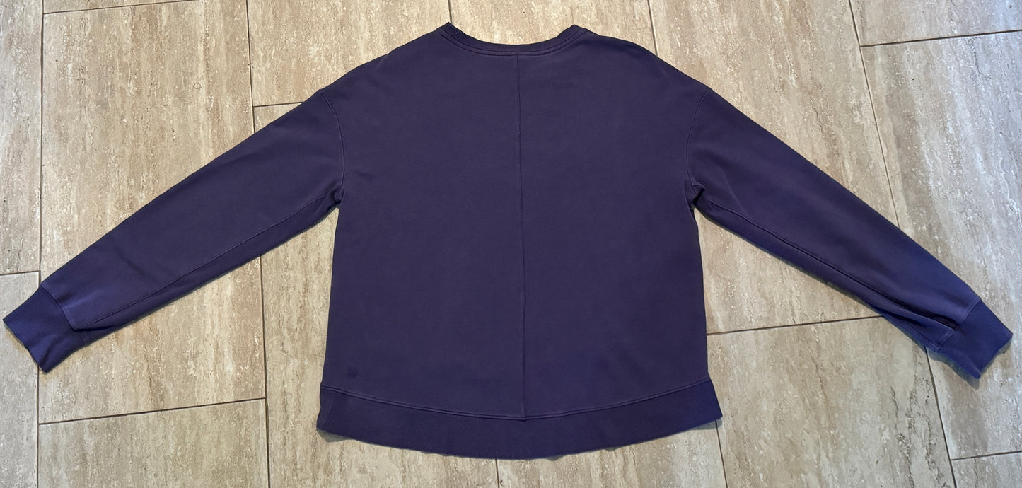 Purple Eye for a Flower Pullover
