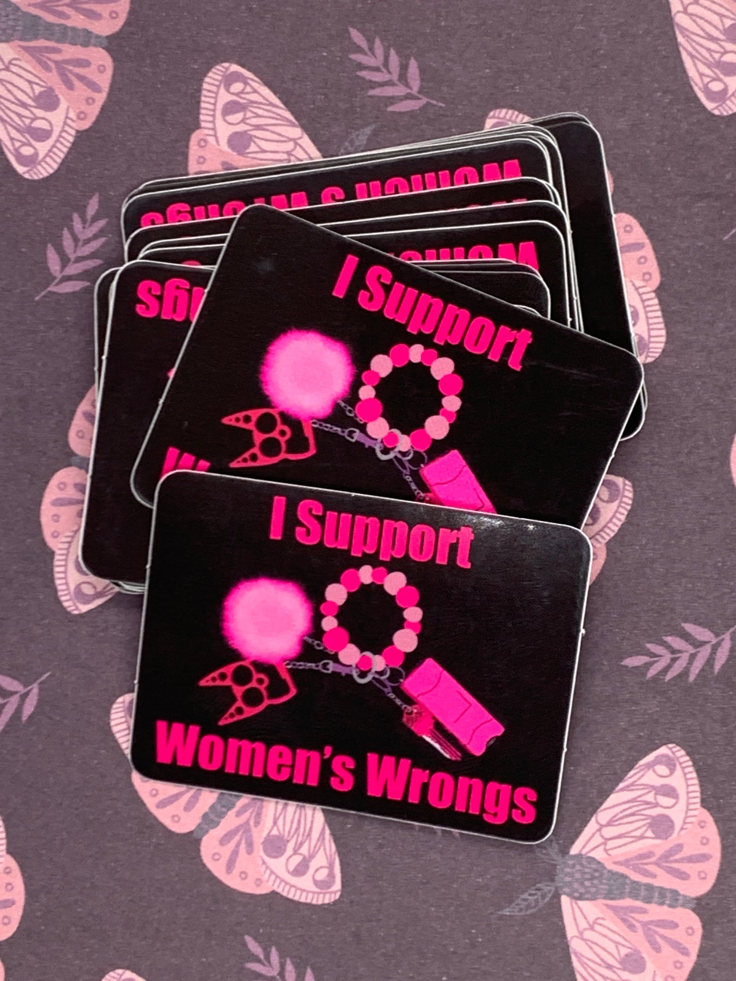 I Support Women's Wrongs Sticker