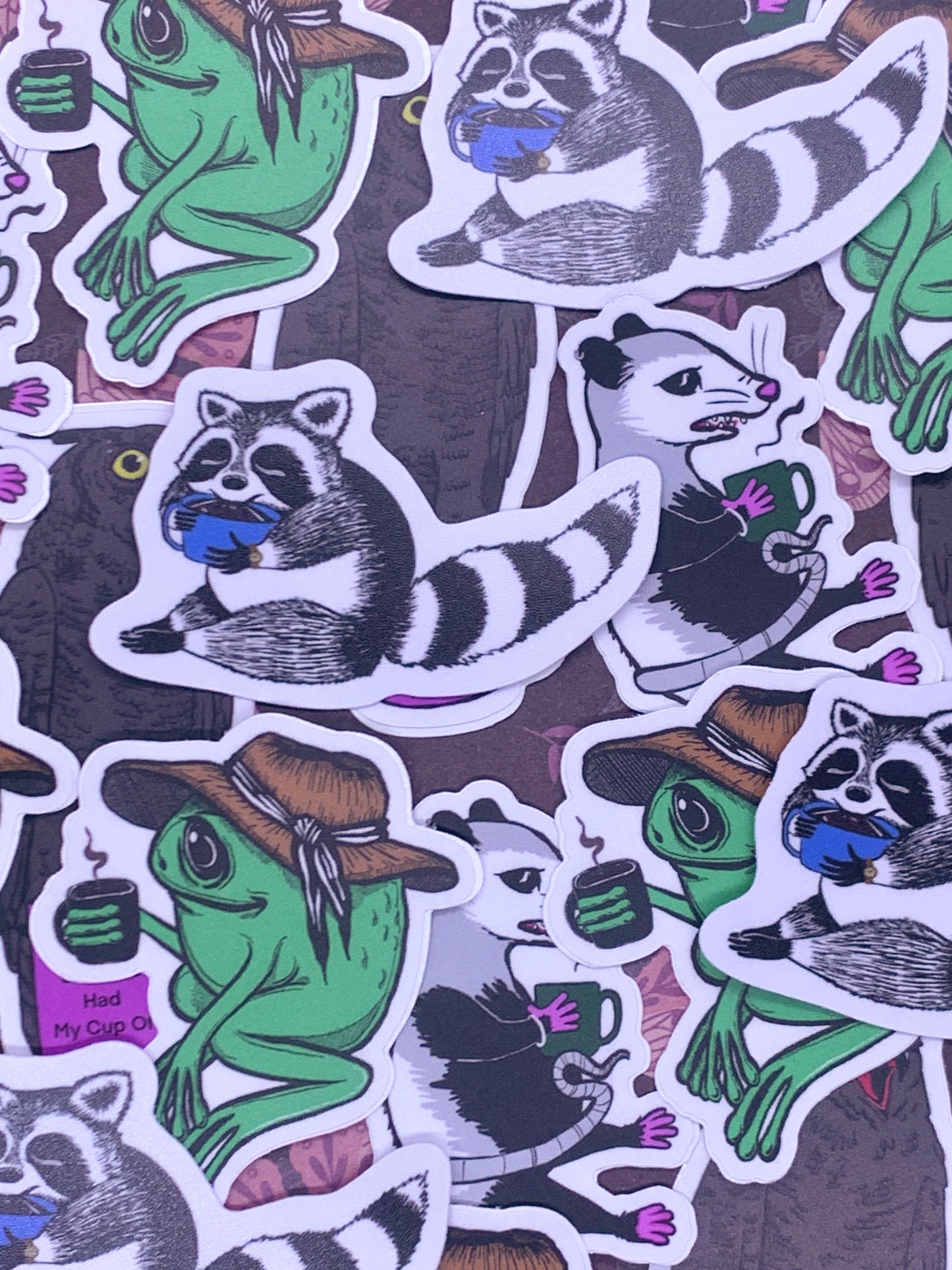 Pat the Possum Sticker