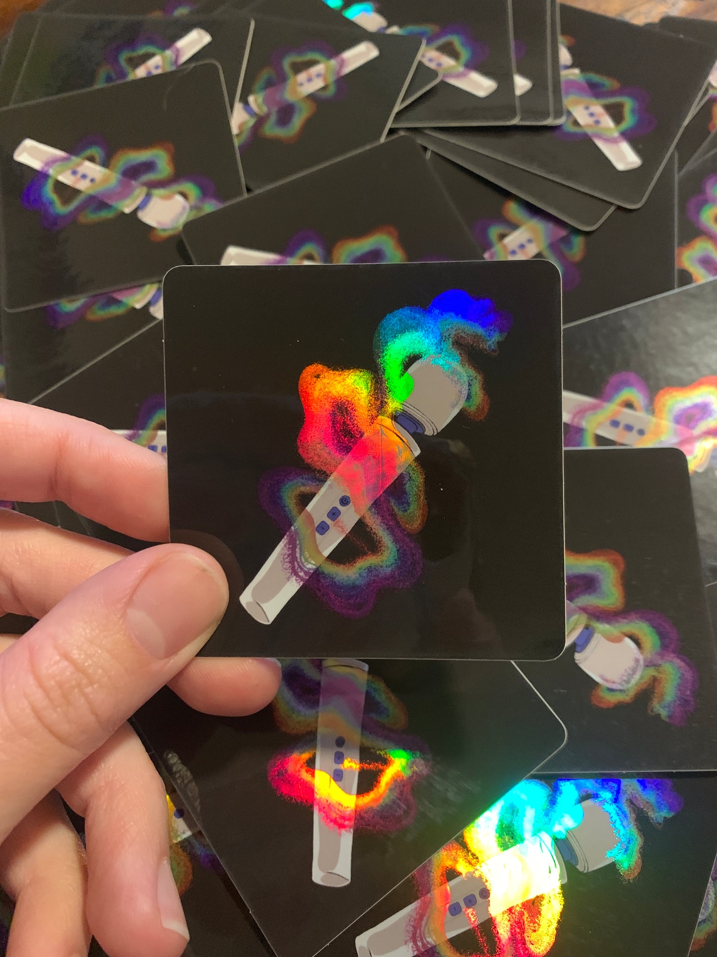 Magic Wand Holographic Sticker