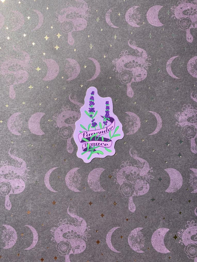 Lavender Menace Sticker