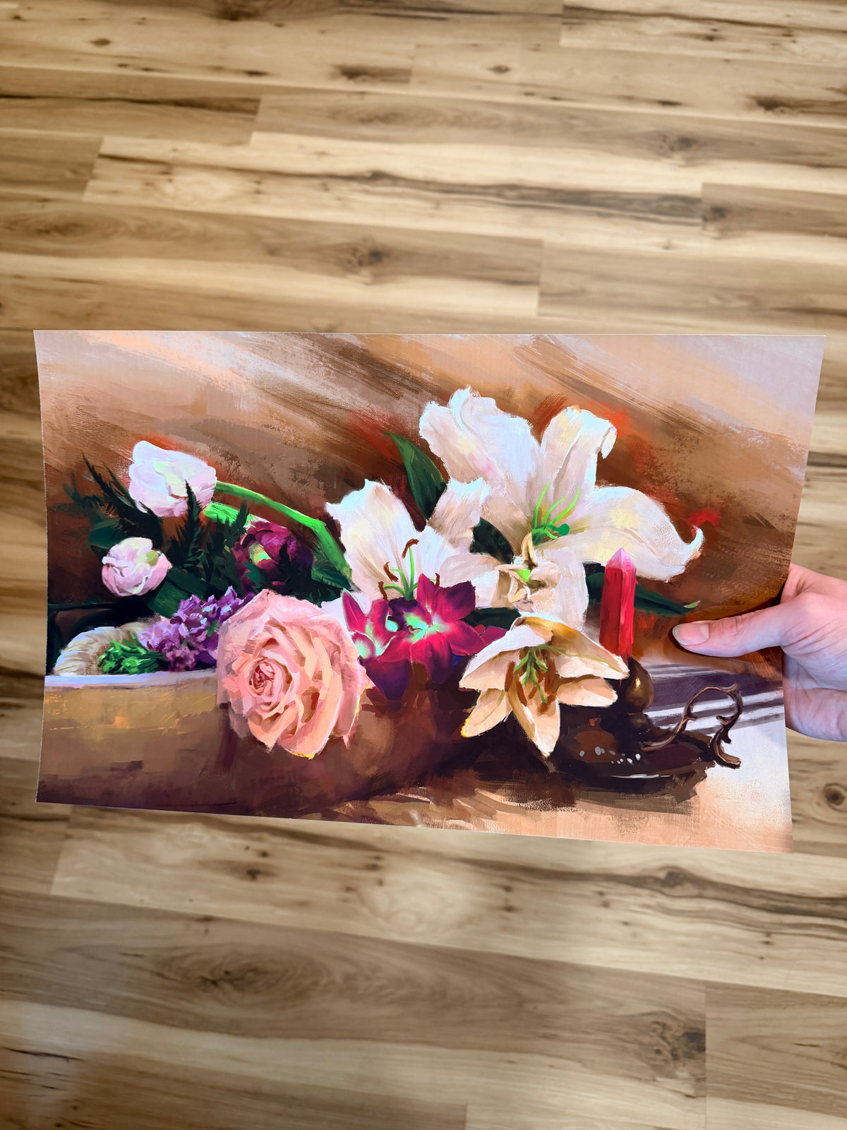 Orchid, Tulip, Lily, Rose
