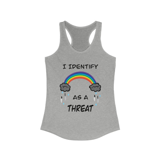 I Identify As A Threat Tank Top