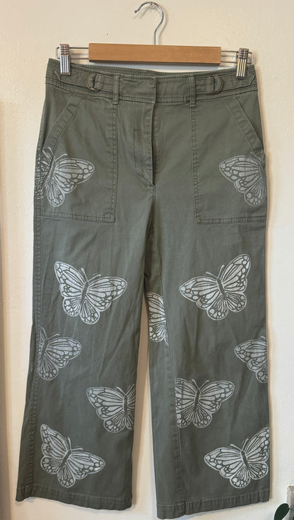 Green Butterfly Pants