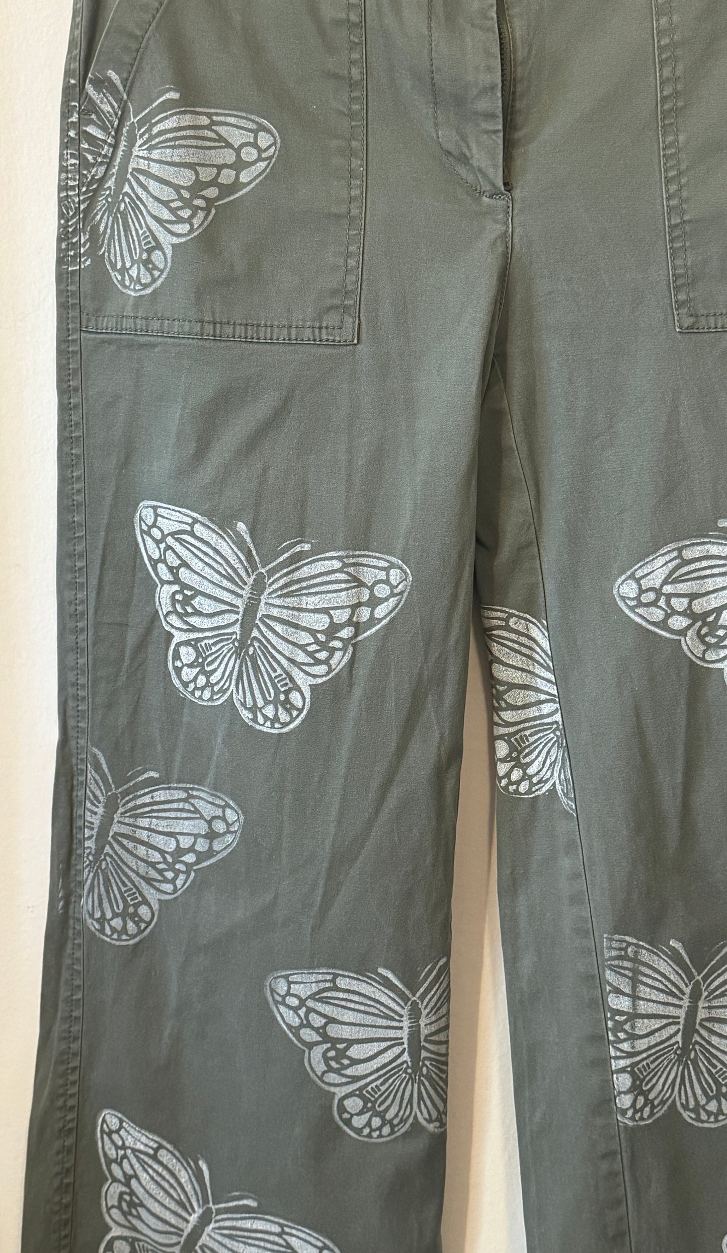 Green Butterfly Pants