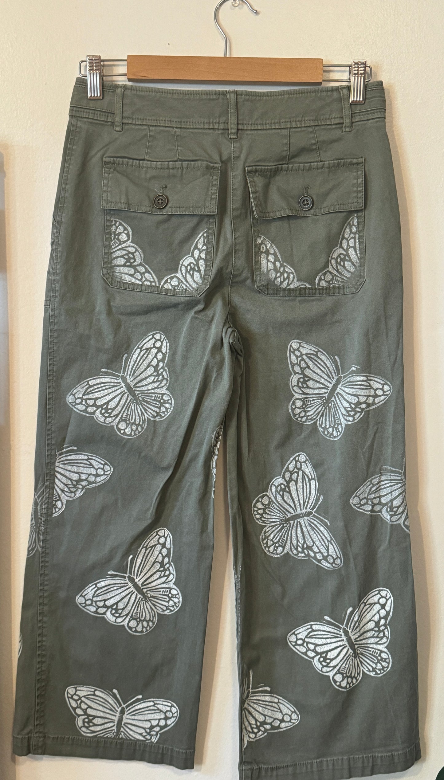 Green Butterfly Pants