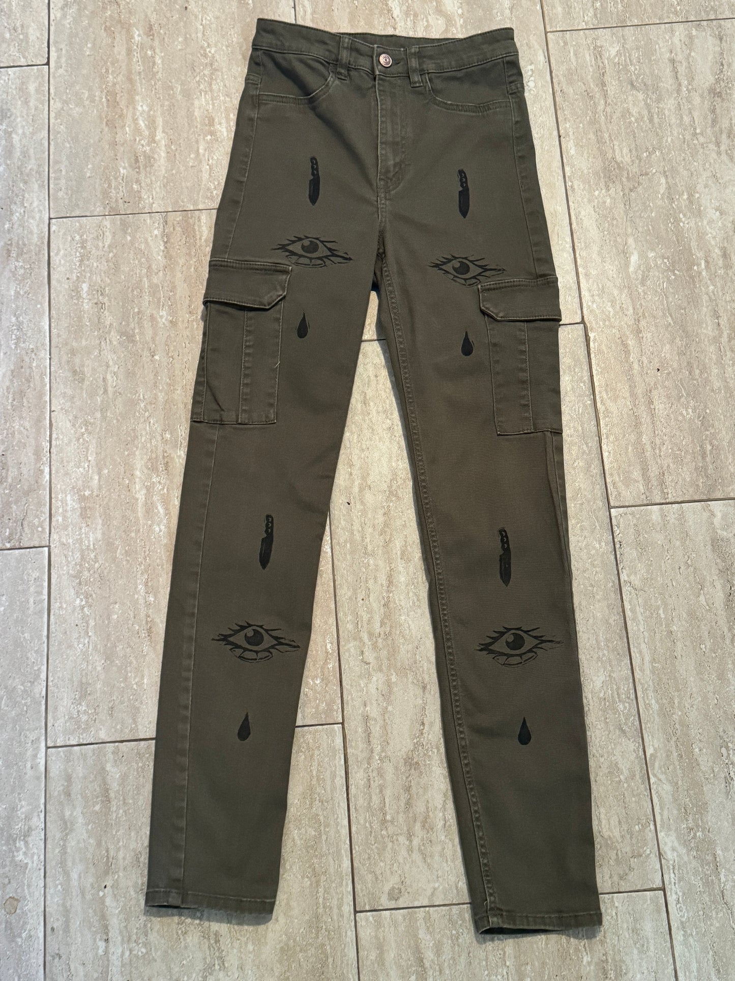 Eye Bleed Green Pants