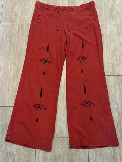 Eye Bleed Red Lounge Pants