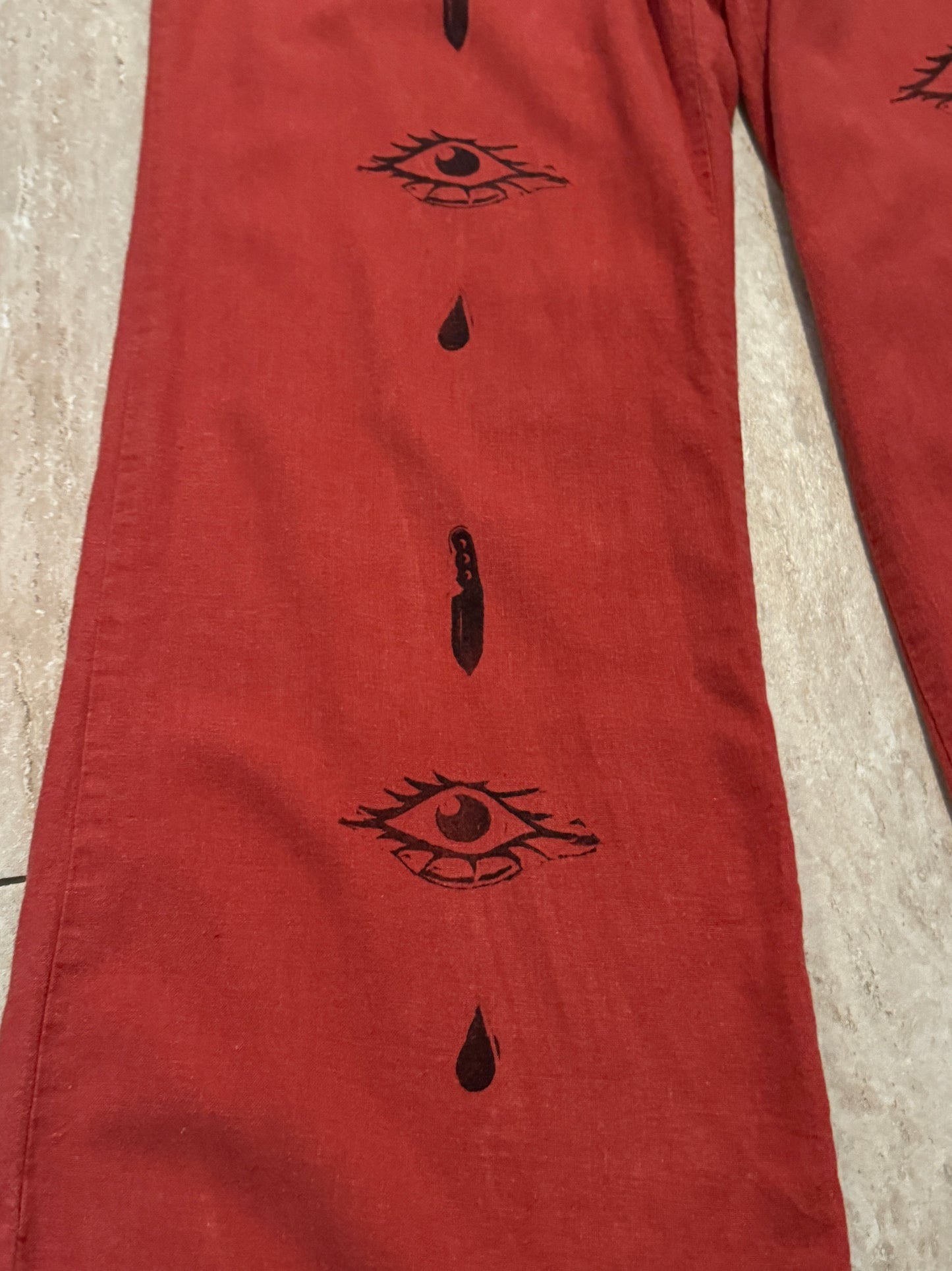 Eye Bleed Red Lounge Pants