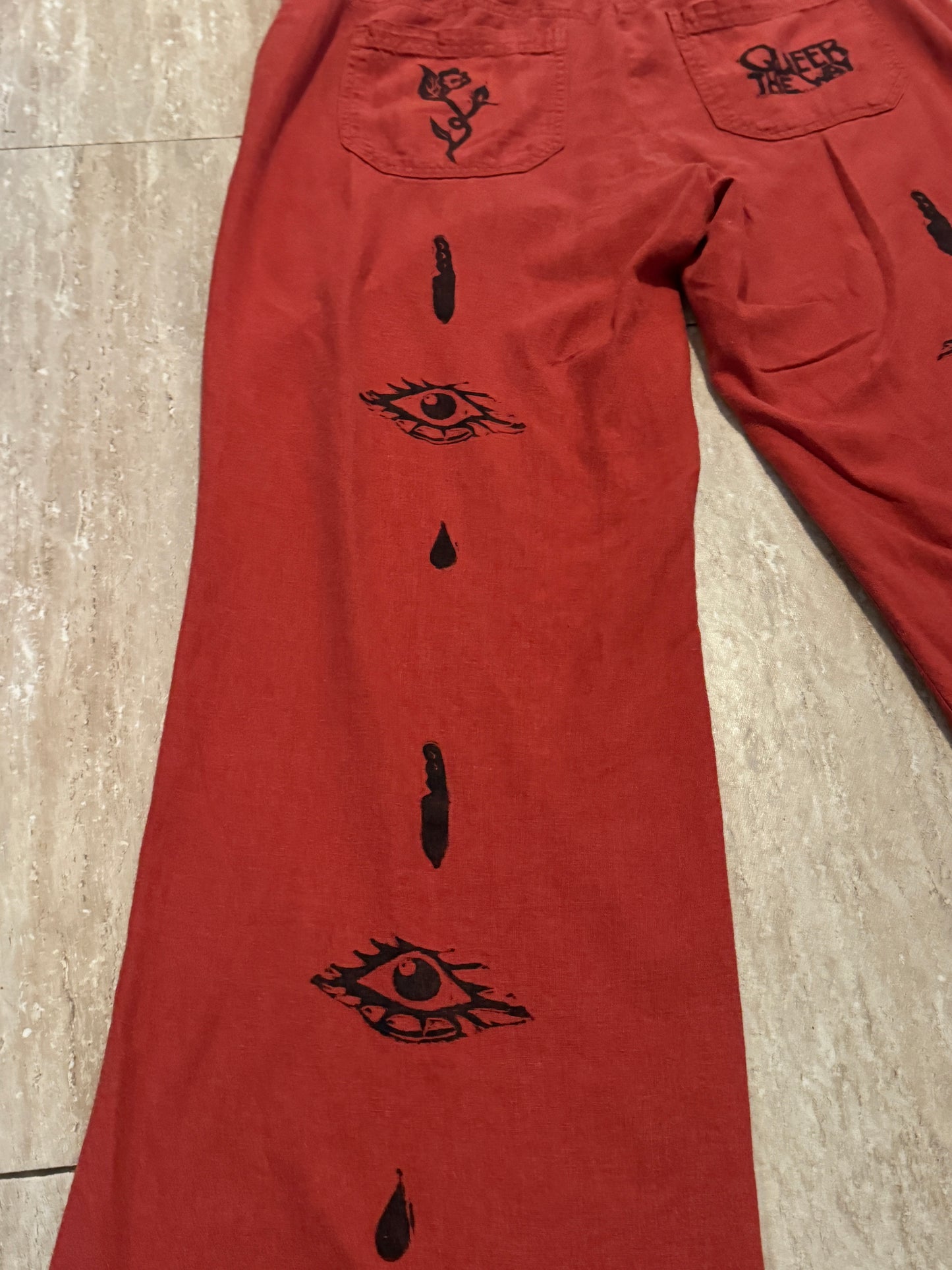 Eye Bleed Red Lounge Pants