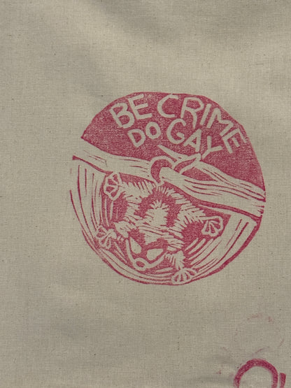 Be Crime Do Gay Possum Tote