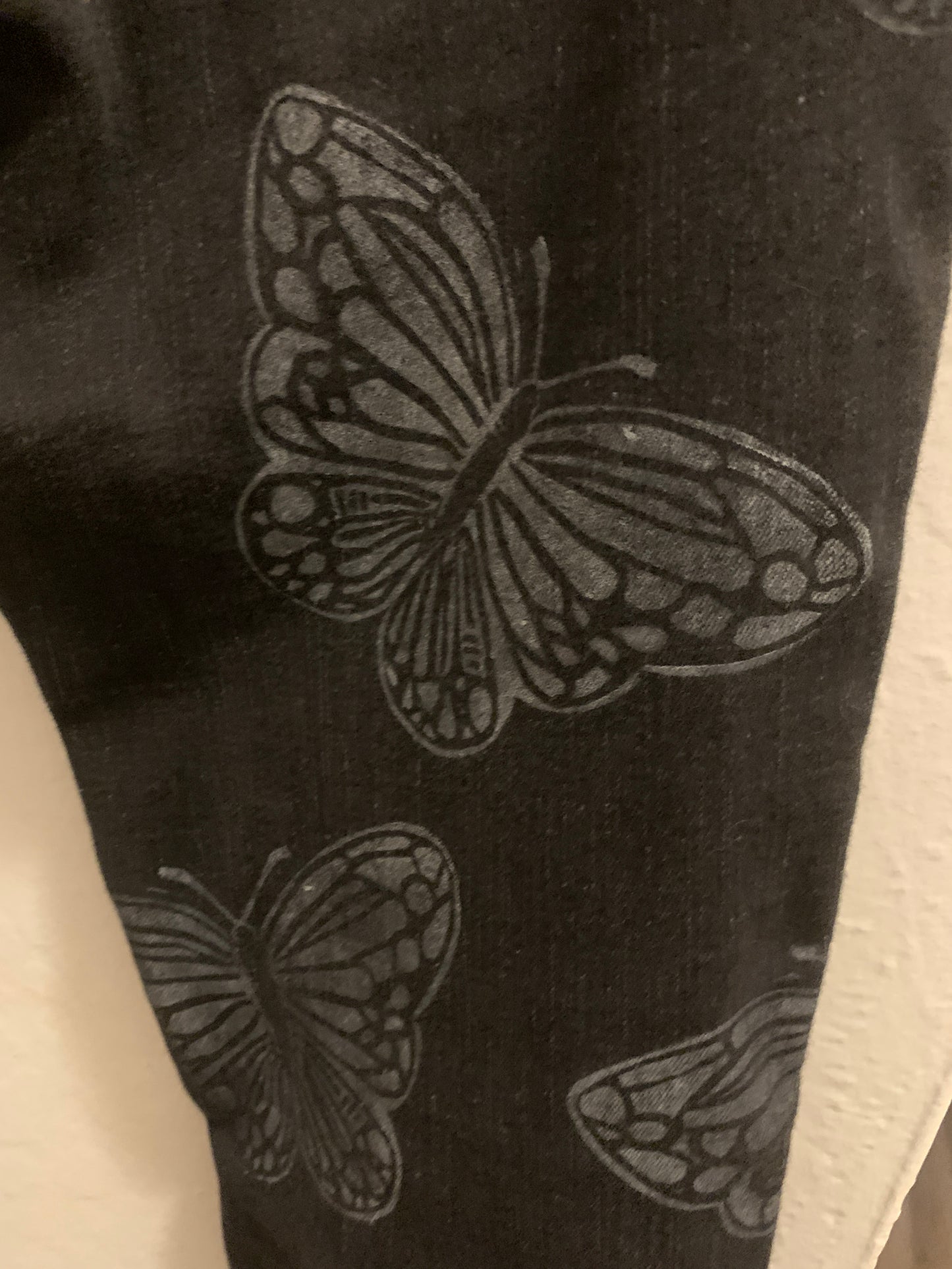 Black Butterfly Jeans