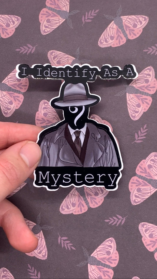 I Identify as A Mystery Sticker