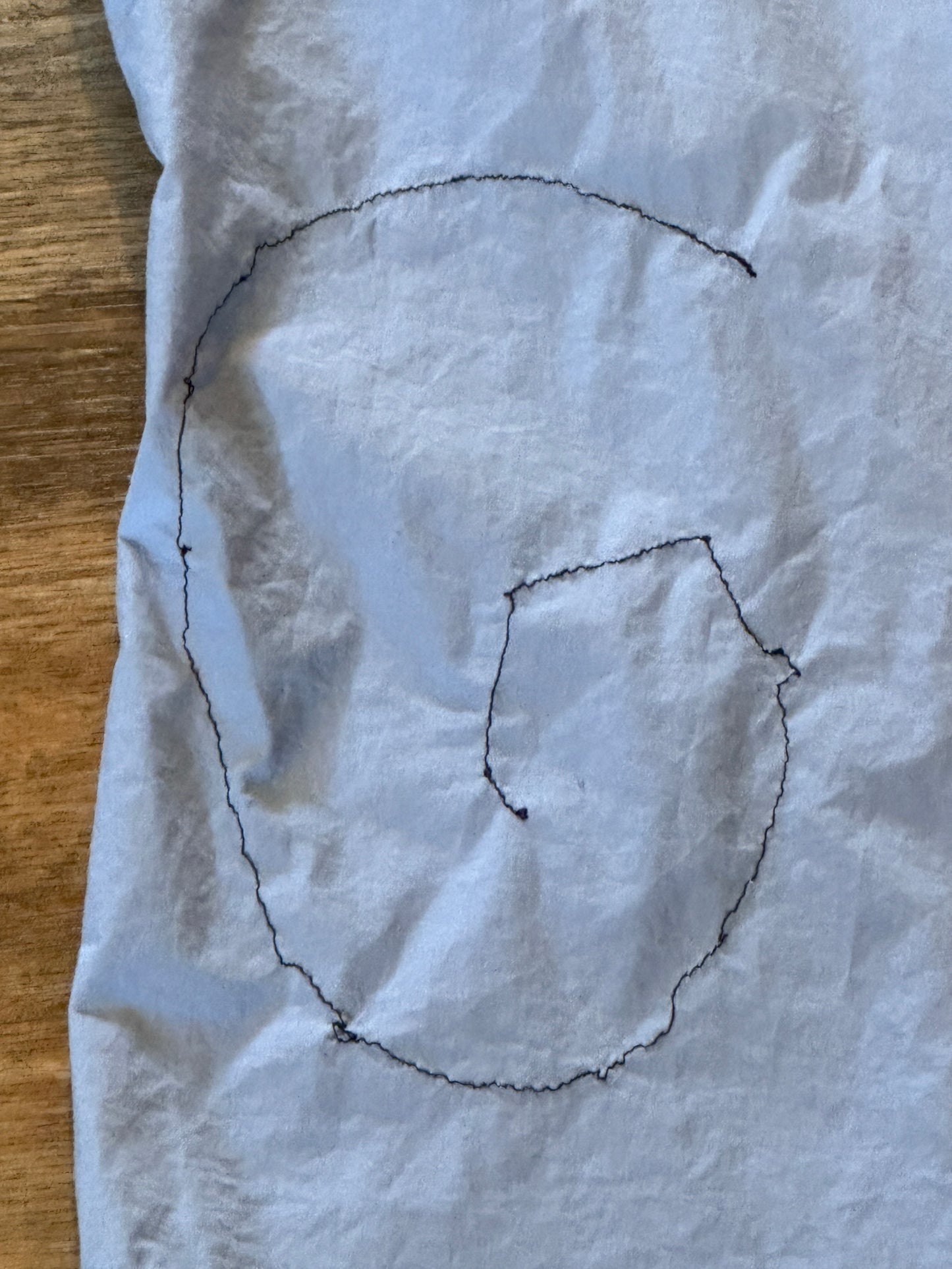 Blue Vulnerable Life Sleeveless Button Up