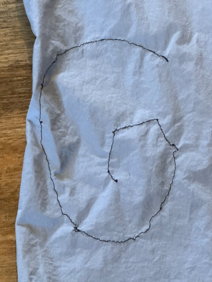 Blue Vulnerable Life Sleeveless Button Up