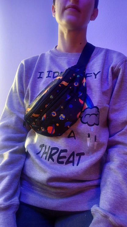 I Identify As A Threat Crewneck
