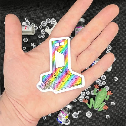 🏳️‍🌈 ✊ Gayotine Sticker - Be Gay Eat The Rich 🏳️‍🌈 ✊