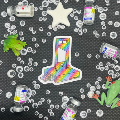 🏳️‍🌈 ✊ Gayotine Sticker - Be Gay Eat The Rich 🏳️‍🌈 ✊