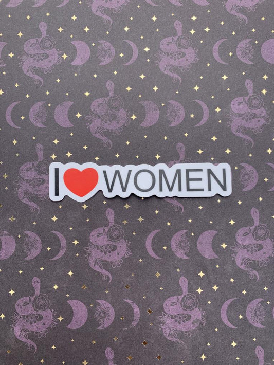 I ❤️ Women Sticker