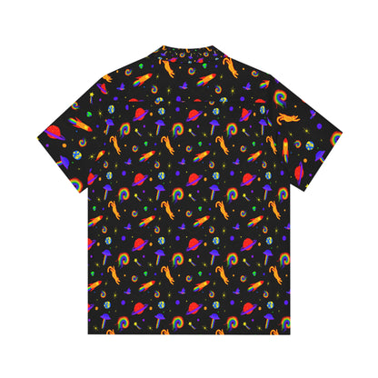 Cosmically Queer Short Sleeve Pride Button-Up